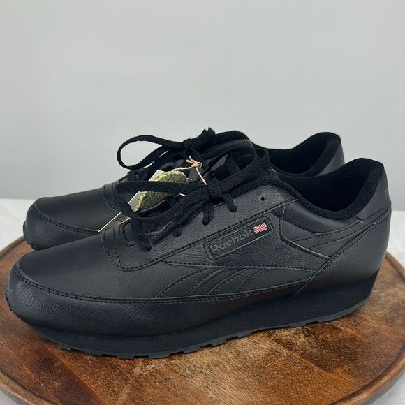 Reebok Shoes Mens 11.5 4E (Wide) Black CL Renaissance Running Sneakers Classic - Picture 1 of 11